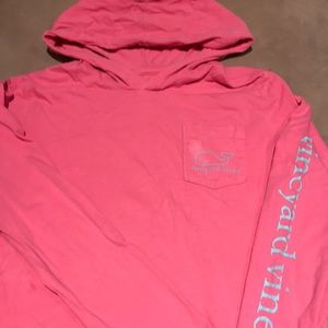 Hoodie shirt vineyard vines